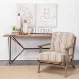 Geo Fox by Mercana Studio a Hand Embellished Textured Canvas from Mercana - Luna Furniture