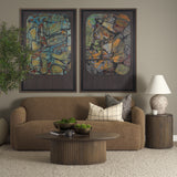 Saga Textured Brown Plush Fabric 3 Seater Sofa from Mercana - Luna Furniture