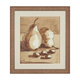 Pear Study I by Mercana Studio Hand Embelished Textured Framed Artwork Matted under Glass from Mercana - Luna Furniture