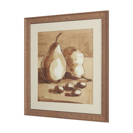 Pear Study I by Mercana Studio Hand Embelished Textured Framed Artwork Matted under Glass from Mercana - Luna Furniture