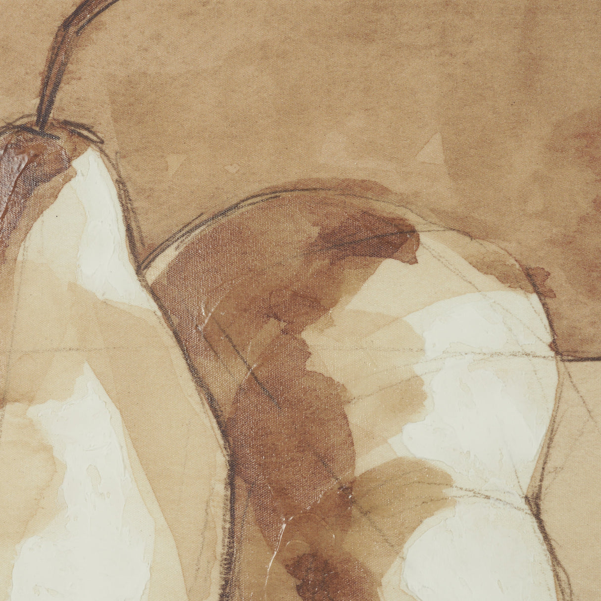 Pear Study I by Mercana Studio Hand Embelished Textured Framed Artwork Matted under Glass from Mercana - Luna Furniture