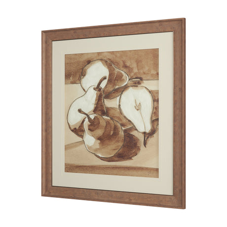 Pear Study II by Mercana Studio Hand Embelished Textured Framed Artwork Matted under Glass from Mercana - Luna Furniture