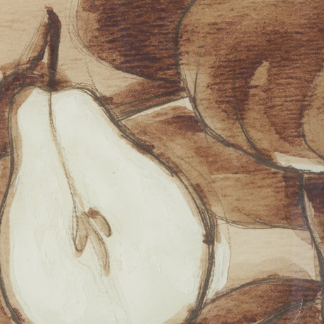 Pear Study II by Mercana Studio Hand Embelished Textured Framed Artwork Matted under Glass from Mercana - Luna Furniture