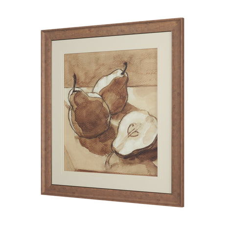 Pear Study III by Mercana Studio Hand Embelished Textured Framed Artwork Matted under Glass from Mercana - Luna Furniture