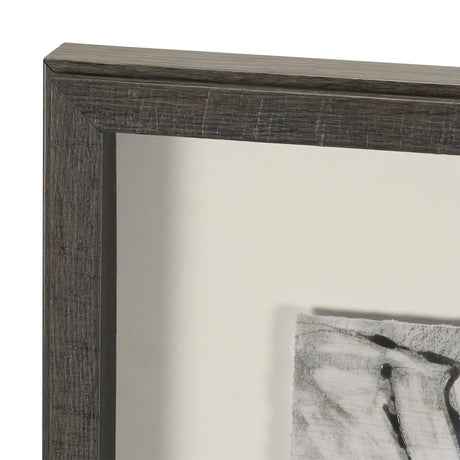 Ponderosa Whisper by Mercana Studio Hand Embelished Framed Artwork Matted under Glass from Mercana - Luna Furniture