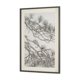 Ponderosa Whisper C by Mercana Studio Hand Embelished Framed Artwork Matted under Glass from Mercana - Luna Furniture