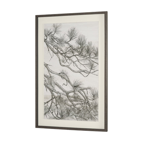 Ponderosa Whisper C by Mercana Studio Hand Embelished Framed Artwork Matted under Glass from Mercana - Luna Furniture