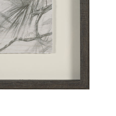 Ponderosa Whisper C by Mercana Studio Hand Embelished Framed Artwork Matted under Glass from Mercana - Luna Furniture
