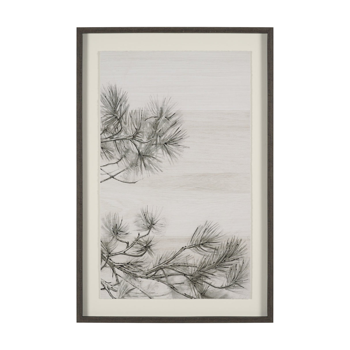 Ponderosa Whisper R by Mercana Studio Hand Embelished Framed Artwork Matted under Glass from Mercana - Luna Furniture