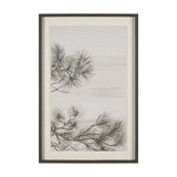 Ponderosa Whisper R by Mercana Studio Hand Embelished Framed Artwork Matted under Glass from Mercana - Luna Furniture