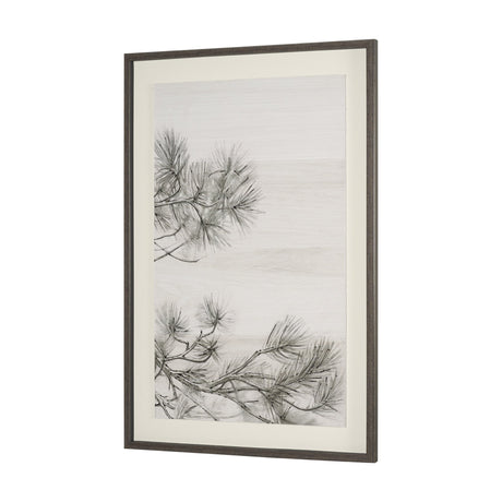 Ponderosa Whisper R by Mercana Studio Hand Embelished Framed Artwork Matted under Glass from Mercana - Luna Furniture