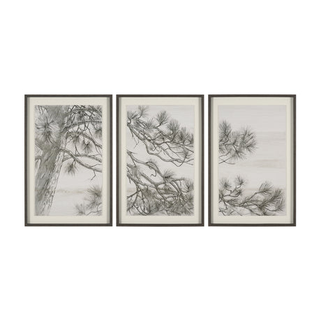 Ponderosa Whisper R by Mercana Studio Hand Embelished Framed Artwork Matted under Glass from Mercana - Luna Furniture