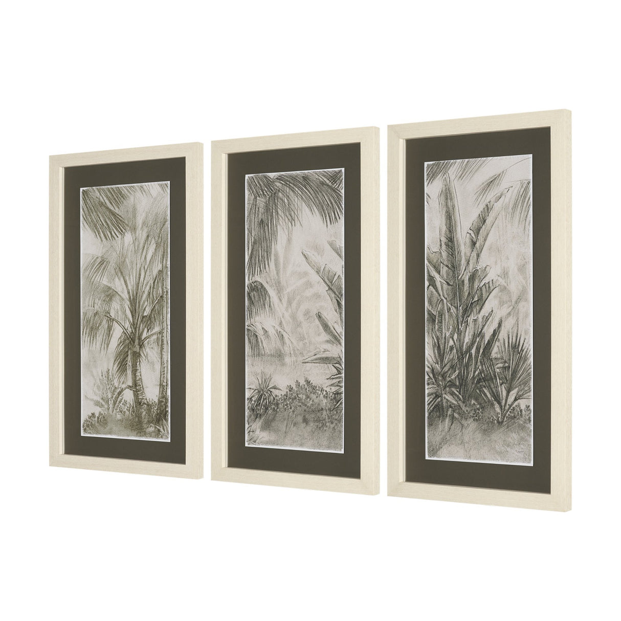 Tropical Coast (Set of 3) by Mercana Studio Hand Embelished Framed Artwork Matted under Glass from Mercana - Luna Furniture