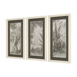 Tropical Coast (Set of 3) by Mercana Studio Hand Embelished Framed Artwork Matted under Glass from Mercana - Luna Furniture