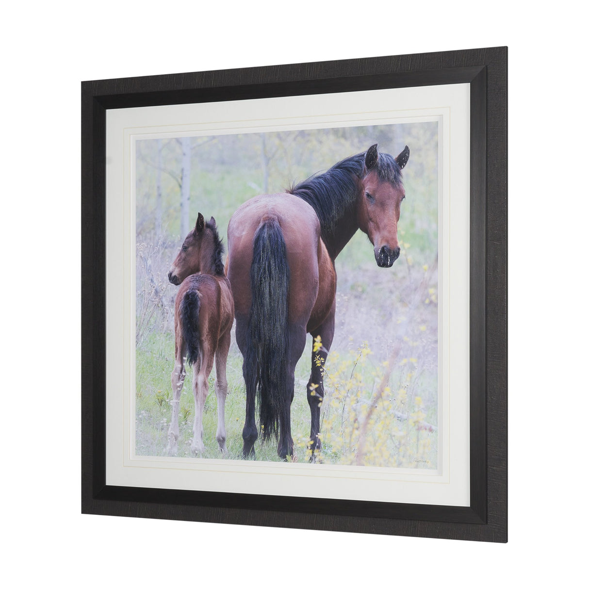 A Watchful Bond by Chad Mackay Hand Embelished Framed Art Print Matted under Glass from Mercana - Luna Furniture