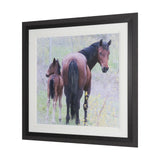 A Watchful Bond by Chad Mackay Hand Embelished Framed Art Print Matted under Glass from Mercana - Luna Furniture
