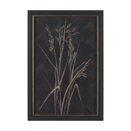 Golden Grasses I by Mercana Studio Hand Embelished Textured Framed Artwork Matted from Mercana - Luna Furniture