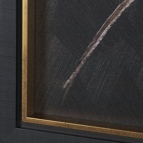 Golden Grasses I by Mercana Studio Hand Embelished Textured Framed Artwork Matted from Mercana - Luna Furniture