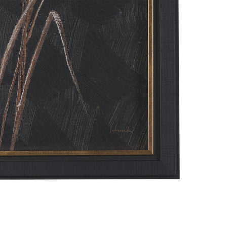 Golden Grasses II by Mercana Studio Hand Embelished Textured Framed Artwork Matted from Mercana - Luna Furniture