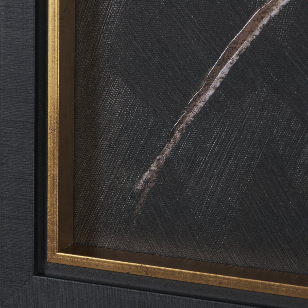 Golden Grasses II by Mercana Studio Hand Embelished Textured Framed Artwork Matted from Mercana - Luna Furniture
