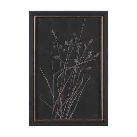 Golden Grasses III by Mercana Studio Hand Embelished Textured Framed Artwork Matted from Mercana - Luna Furniture