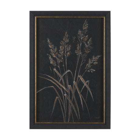 Golden Grasses V by Mercana Studio Hand Embelished Textured Framed Artwork Matted from Mercana - Luna Furniture