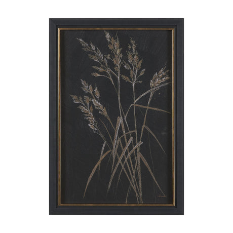 Golden Grasses VI by Mercana Studio Hand Embelished Textured Framed Artwork Matted from Mercana - Luna Furniture