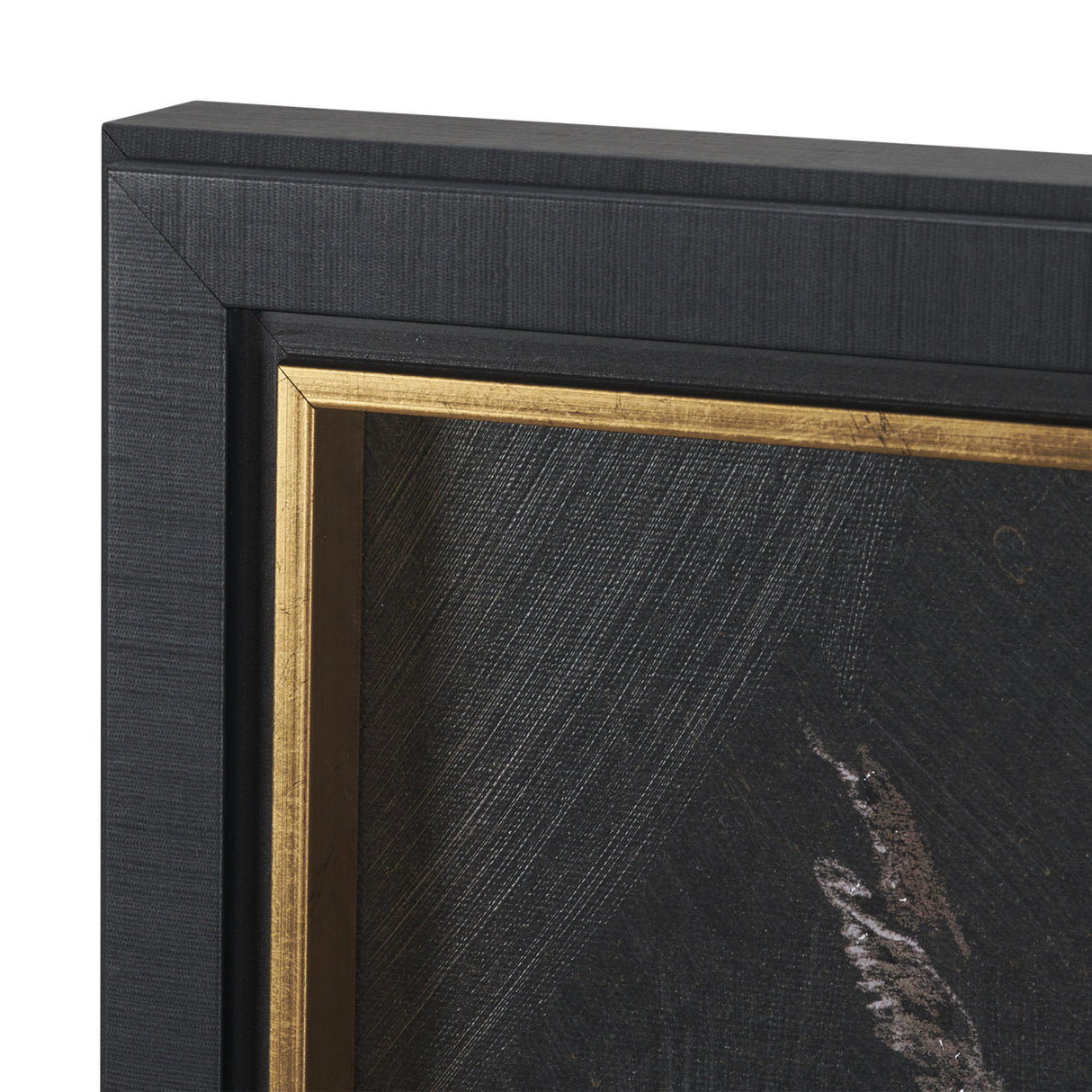 Golden Grasses VI by Mercana Studio Hand Embelished Textured Framed Artwork Matted from Mercana - Luna Furniture