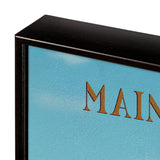Maine GO (SM) by Mercana Studio Textured Framed Artwork Matted from Mercana - Luna Furniture