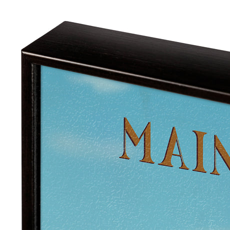 Maine GO (SM) by Mercana Studio Textured Framed Artwork Matted from Mercana - Luna Furniture