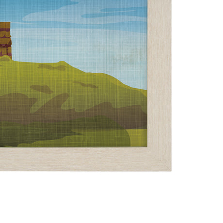 Maine GO (L) by Mercana Studio Textured Framed Artwork Matted from Mercana - Luna Furniture