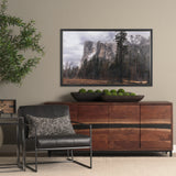 Misty Mountain by Gary Blatter Hand-Embellished Textured Framed Canvas Art Print from Mercana - Luna Furniture
