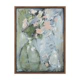 Posies I by Mercana Studio Hand-Embellished Textured Framed Canvas Artwork from Mercana - Luna Furniture