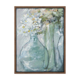 Posies II by Mercana Studio Hand-Embellished Textured Framed Canvas Artwork from Mercana - Luna Furniture