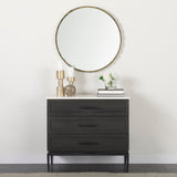 Adelaide 29.7" Gold Metal Scallop Edge Round Mirror from Mercana - Luna Furniture