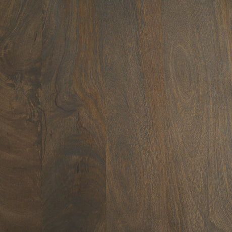 Bondi 42" Dark Brown Wood w/ Paper Rope Shelf Square Coffee Table from Mercana - Luna Furniture