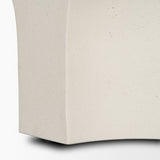 Bunda Square Sculptural Stone Finish Accent Table from Mercana - Luna Furniture