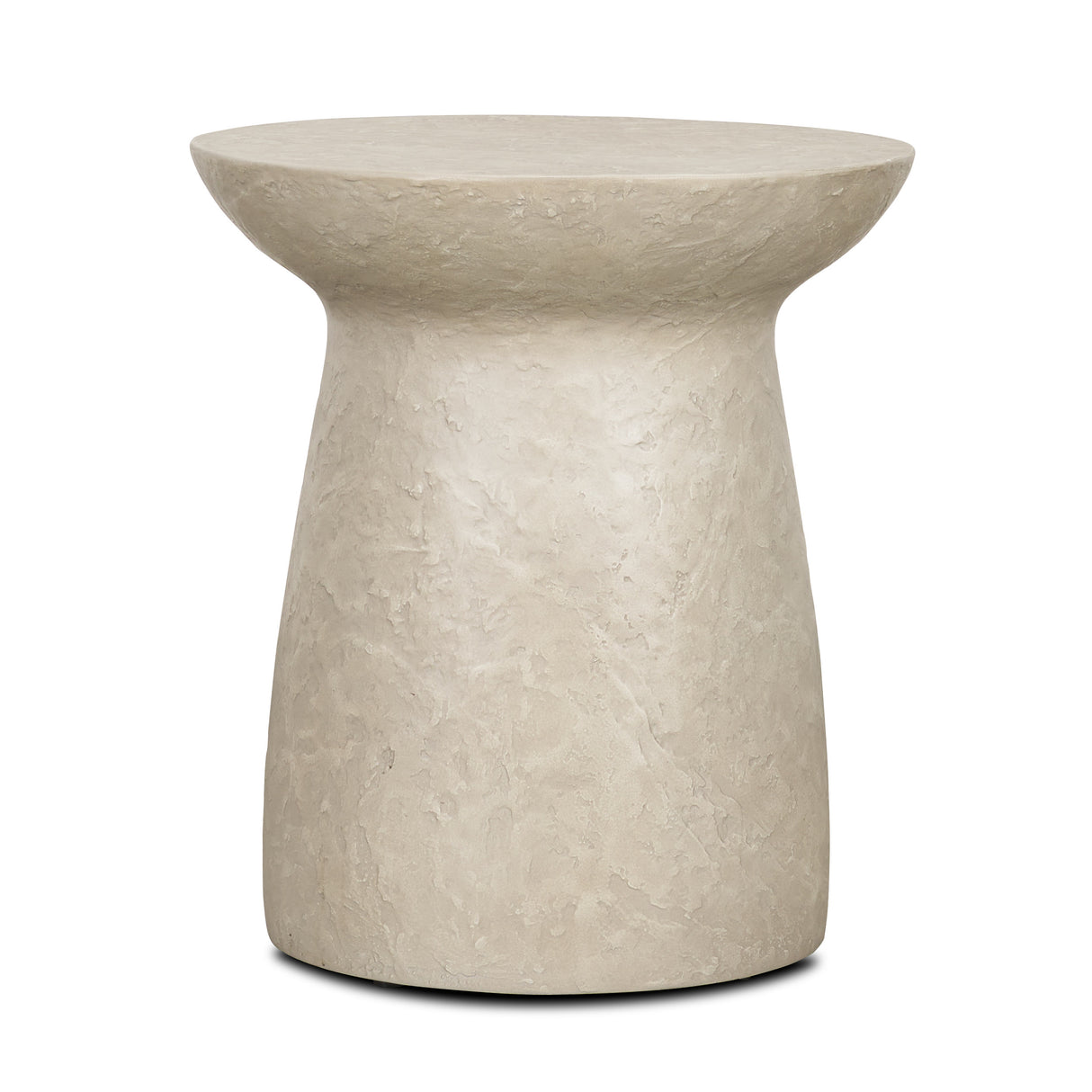 Mesa Round Stone Finish Pillar Accent Table from Mercana - Luna Furniture