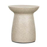 Mesa Round Stone Finish Pillar Accent Table from Mercana - Luna Furniture
