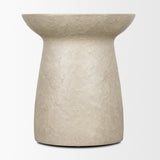 Mesa Round Stone Finish Pillar Accent Table from Mercana - Luna Furniture