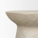 Mesa Round Stone Finish Pillar Accent Table from Mercana - Luna Furniture