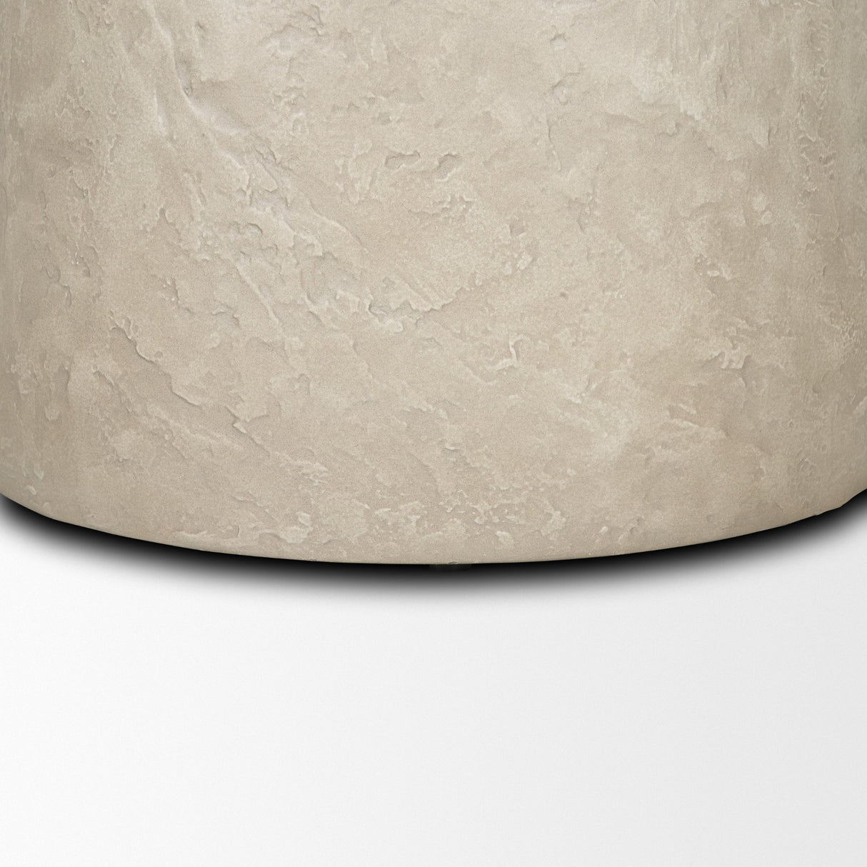 Mesa Round Stone Finish Pillar Accent Table from Mercana - Luna Furniture