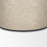 Mesa Round Stone Finish Pillar Accent Table from Mercana - Luna Furniture