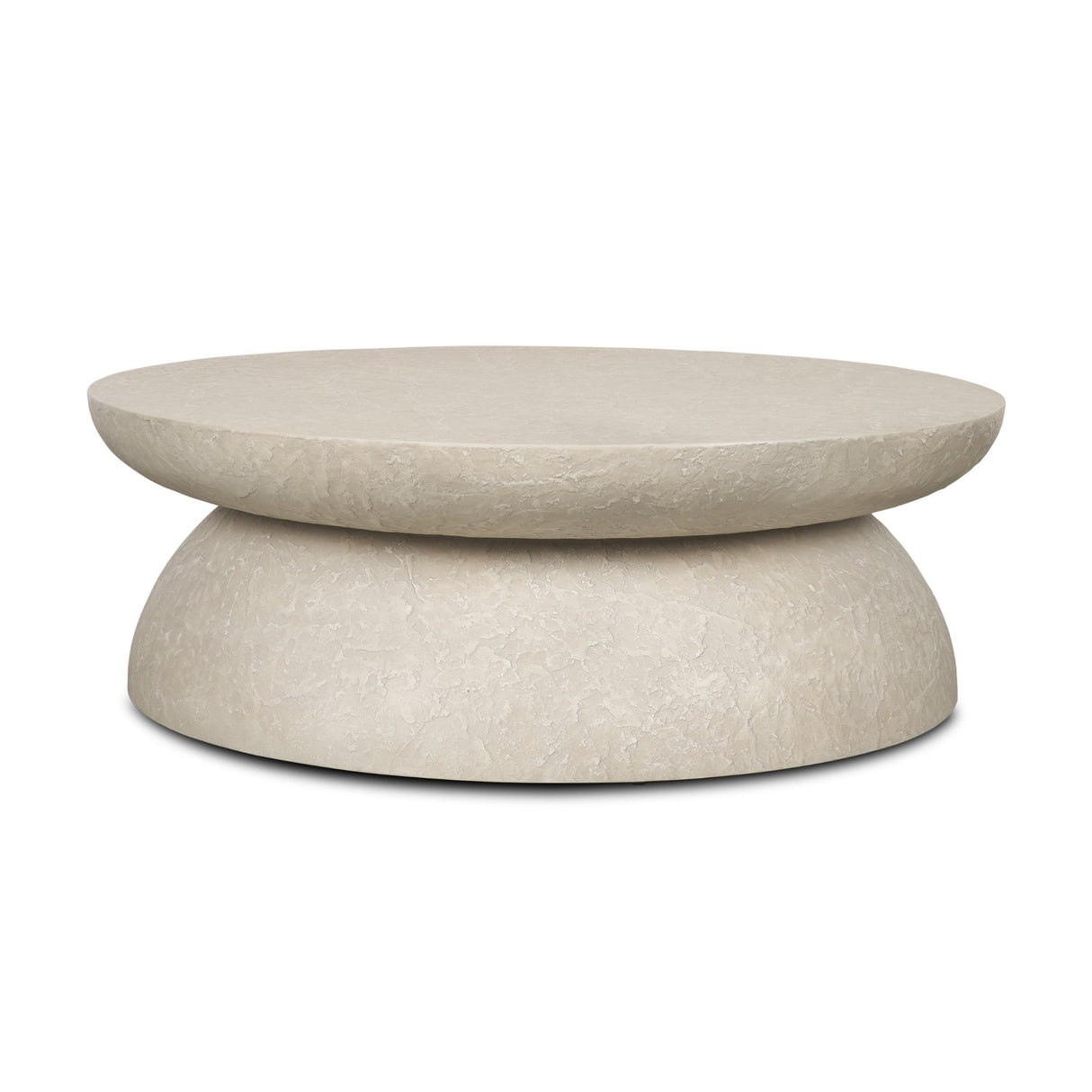 Mesa 48" Round Stone Finish Coffee Table from Mercana - Luna Furniture