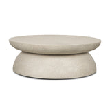 Mesa 48" Round Stone Finish Coffee Table from Mercana - Luna Furniture