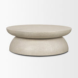 Mesa 48" Round Stone Finish Coffee Table from Mercana - Luna Furniture