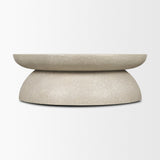 Mesa 48" Round Stone Finish Coffee Table from Mercana - Luna Furniture