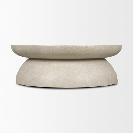 Mesa 48" Round Stone Finish Coffee Table from Mercana - Luna Furniture
