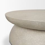 Mesa 48" Round Stone Finish Coffee Table from Mercana - Luna Furniture