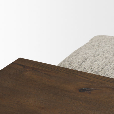 Trayden Gray Fabric w/ Brown Slider Top Coffee Table 55.0X 37.0X 46.0 (cm) from Mercana - Luna Furniture